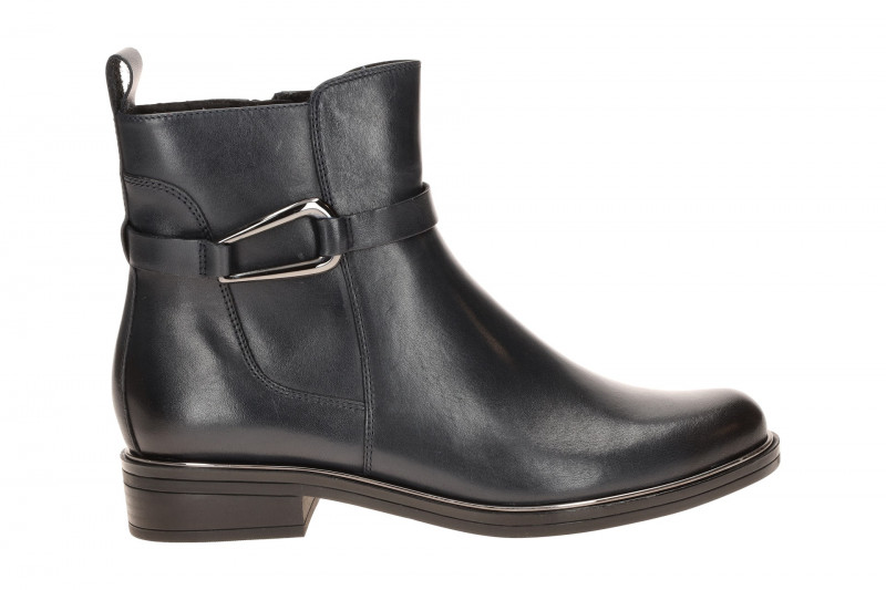 Caprice Stiefelette Ankle Boot blau ocean glänzend 25312-45