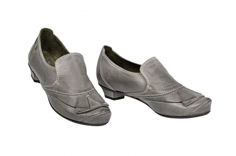 Tiggers Sara Slipper in grau mit Lederfutter