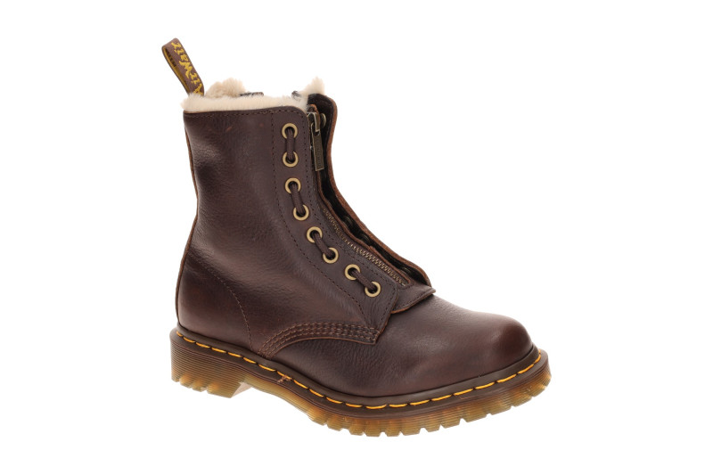 Dr. Martens 1460 Serena Zip Stiefel braun Warmfutter