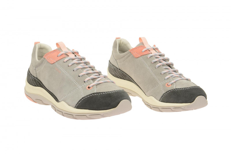 Geox Respira Kander B Sneakers in hellgrau Outdoor Halbschuhe