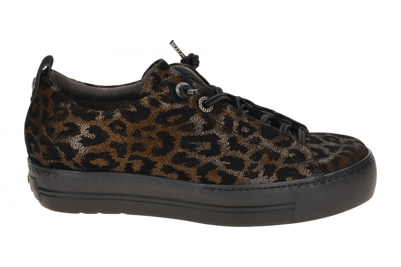 Paul Green Sneaker Schuhe braun schwarz Glossy Leo 5417