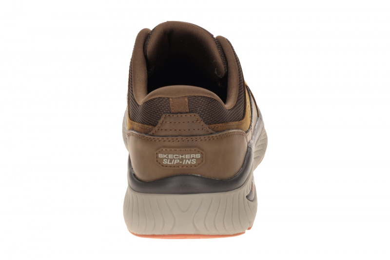 Skechers Arch Fit Herren Schuhe Slipper braun Slip Ins 205656