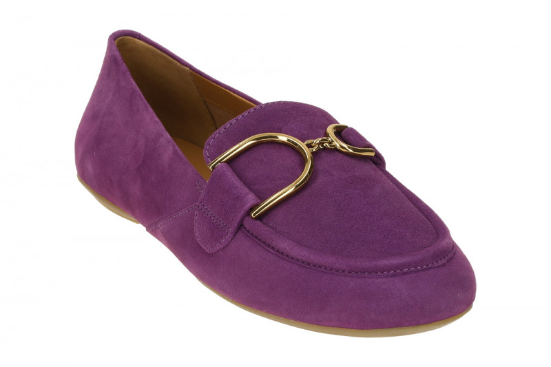 Geox Palmaria Mokassin Schuhe lila Velour D45MUJ