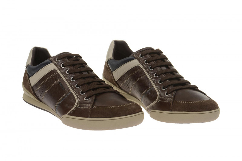 Geox Kristof Schuhe dunkel-braun U620EA Gr. 45