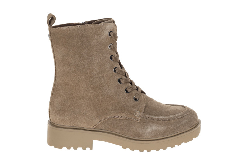 Caprice Stiefelette Schnür Boots taupe grau Thermo 25314