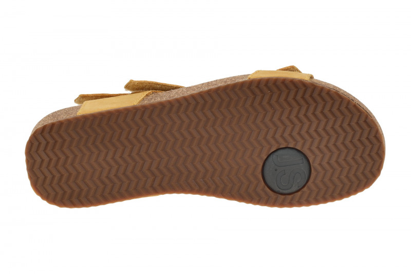 Josef Seibel Sandale Tonga 78 gelb Klett-Riemchen 78578