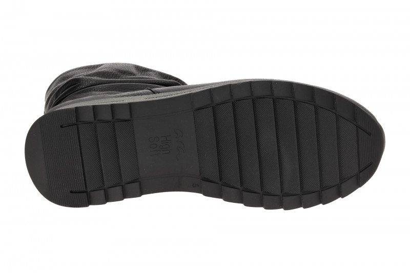 ARA Osaka Schlupf Stiefelette schwarz H-Weite 12-24593