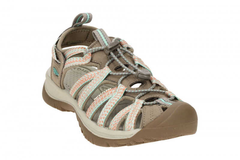 KEEN Whisper Outdoor Wasser Sandale taupe braun Damen