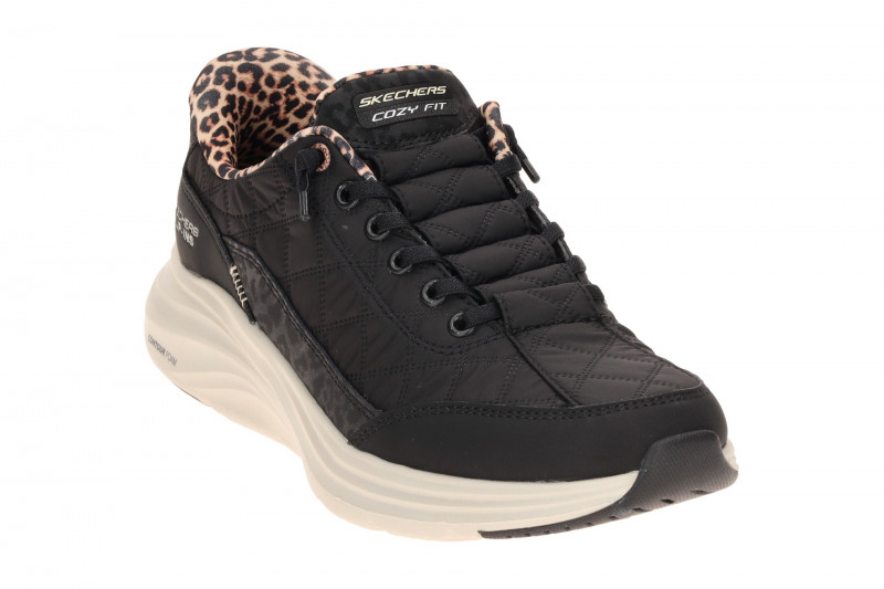 Skechers Contour Foam Schuhe schwarz Leo Damen Slip-Ins 150419