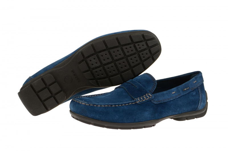 Geox Mokassin Monet Slipper blau ocean