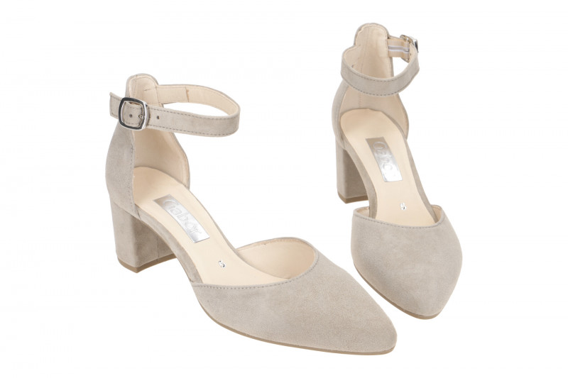Gabor Riemchen Pumps grau visone 81.340.12