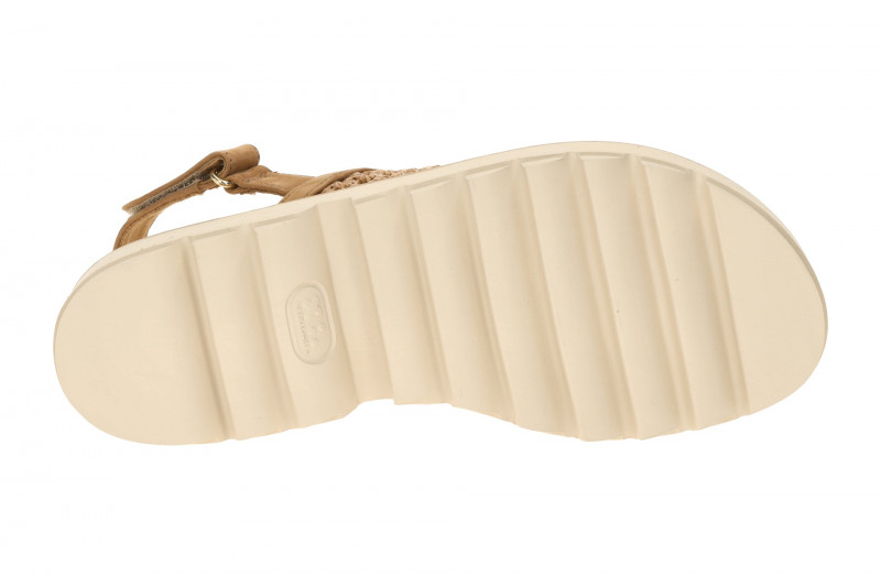 Paul Green Plateau Sandalen braun geflochten 6209