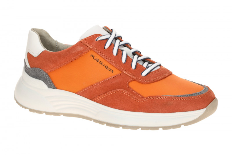 Pius Gabor Schuhe rot orange Herren Sneakers 1079.11