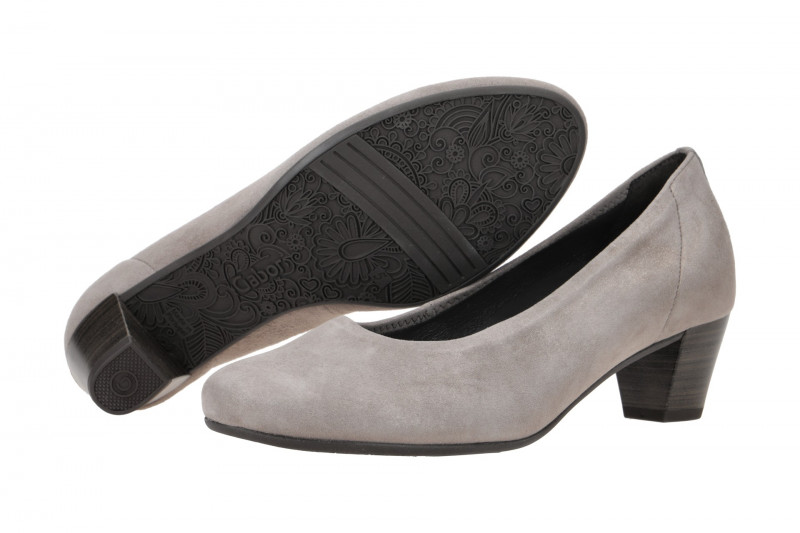 Gabor Palma Pumps grau metallic H-Weite 56.180.13
