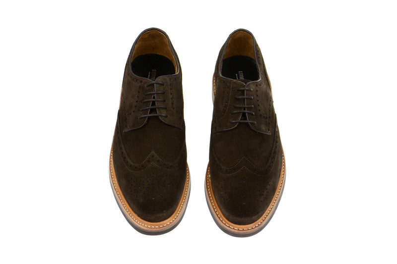Gordon & Bros Levet dunkel-braun suede 2318