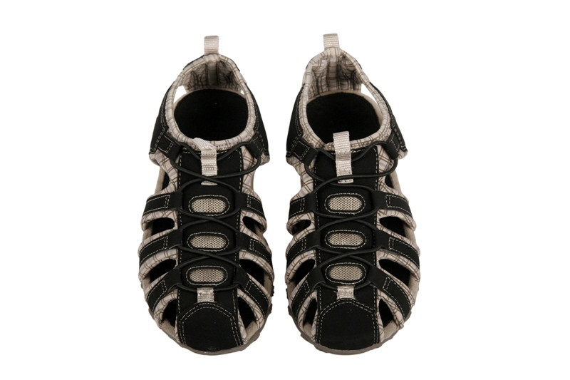 Geox Respira Schuhe Sand Strel schwarz beige Sandalette