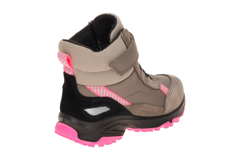 Ecco Receptor Winter Stiefel Kinder grau pink Waterproof 724822