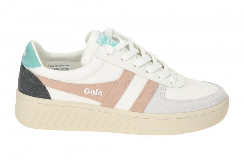 Gola Grandslam Trident Schuhe Sneakers weiß rose CLA415