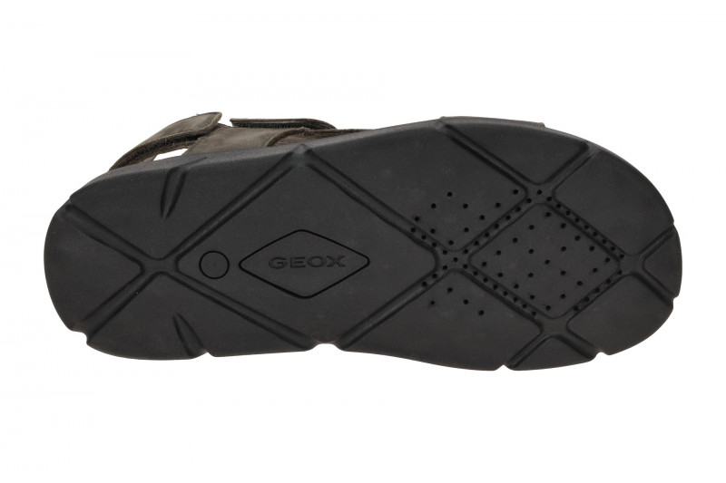 Geox Xand 2S Herren Sandalen dunkel-grün Nubuck U15BGB