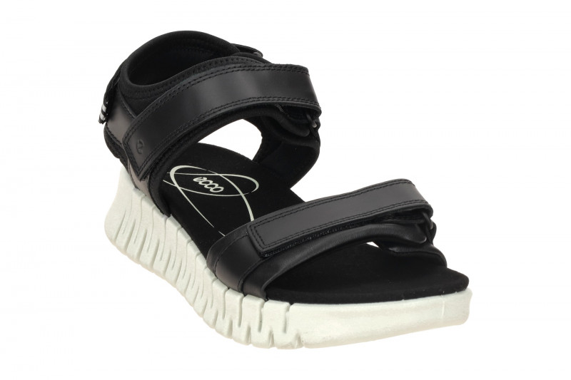 Ecco Gruuv Sandalen schwarz Damen 213103