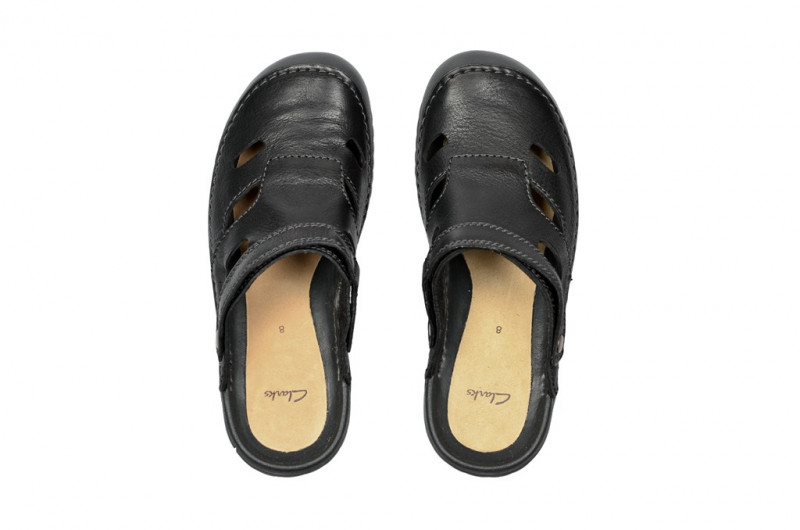 Clarks Wirrel Beat Pantolette schwarz