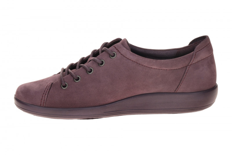 Ecco Soft 2 Schuhe lila uni Schnürer 206503