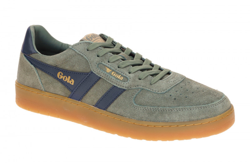 Gola Schuhe Hawk Sneakers grau blau Suede CMB571