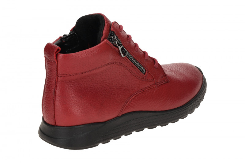 Waldläufer Alina Stiefelette rot rubin H-Weite dünn gefüttert 778807