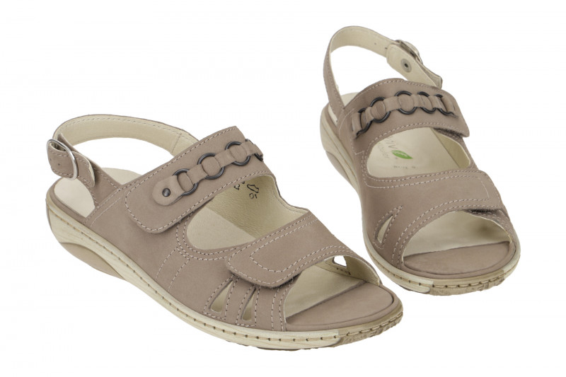 Waldläufer Garda Sandale taupe beige 210004