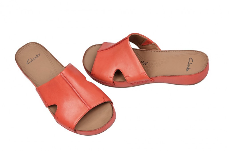 Clarks Pantolette Raspberry Ice orange