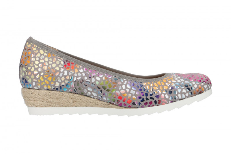 Gabor comfort Ballerinas grau flower-stamp