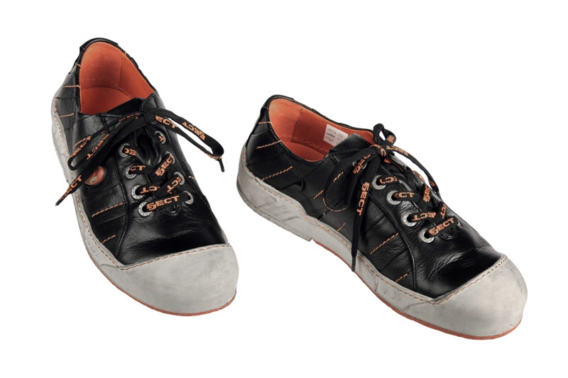 Eject Puzzle Schuhe in schwarz E-12359-V3