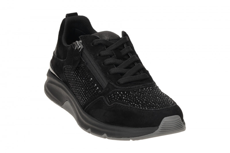 Gabor RollingSoft Schuhe schwarz Strass 56.897.87
