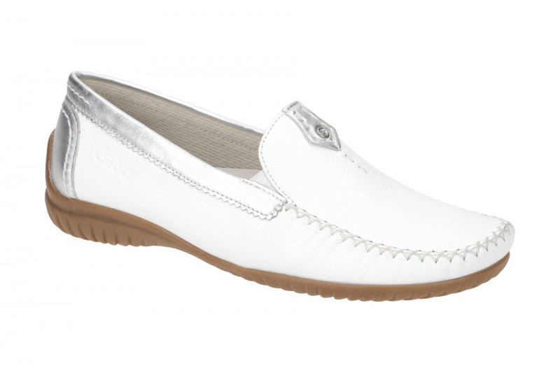 Gabor Soft Mokassin Schuhe weiß 86.090.50