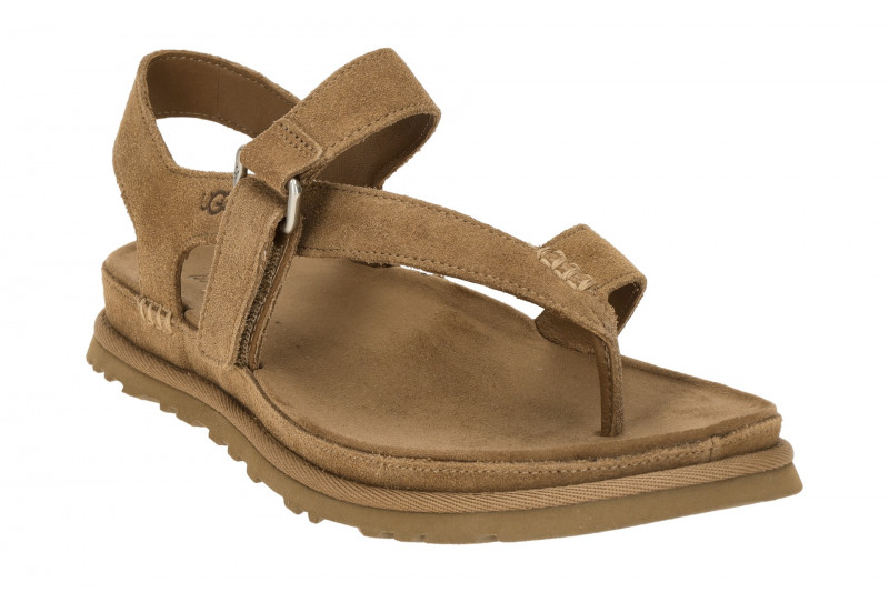 UGG Goldengaze Toe Post Zehentrenner Sandale braun 1175134