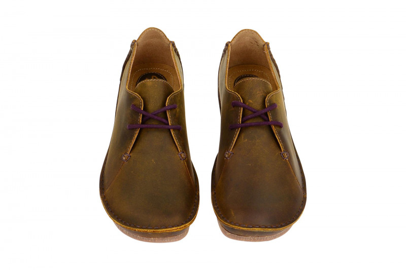 Clarks Janey Mae Schuhe braun Fettleder