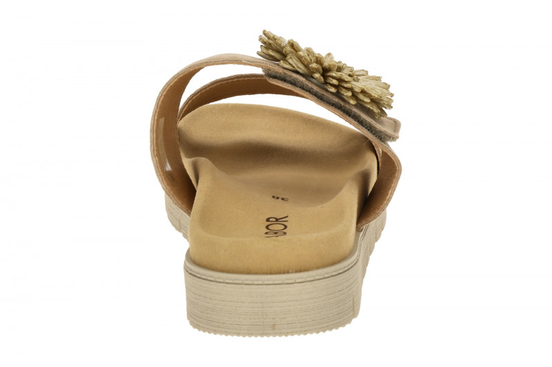 Gabor Pantolette sand beige Velour 83.743.14