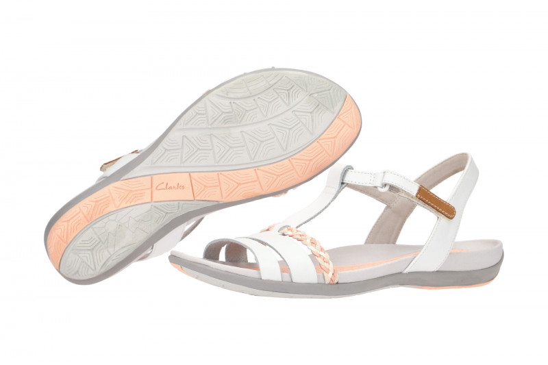 Clarks Tealite Grace Sandale weiß