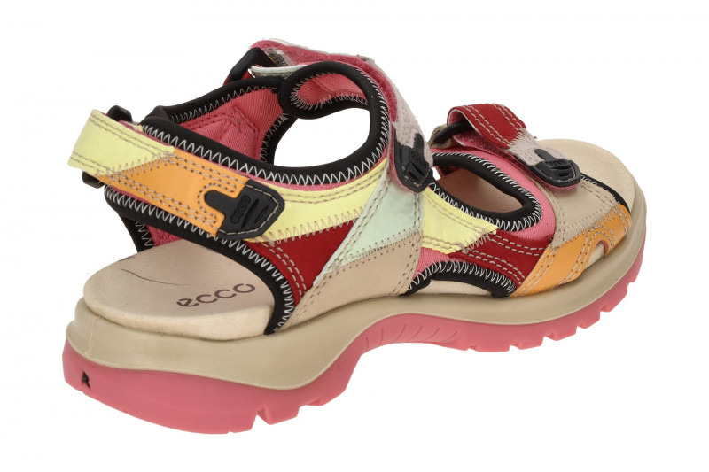 Ecco Offroad Sandale bunt pink Patchwork 822213