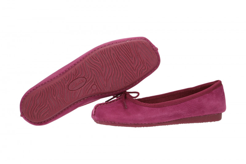Clarks Freckle Ice Ballerina lila Nubuck