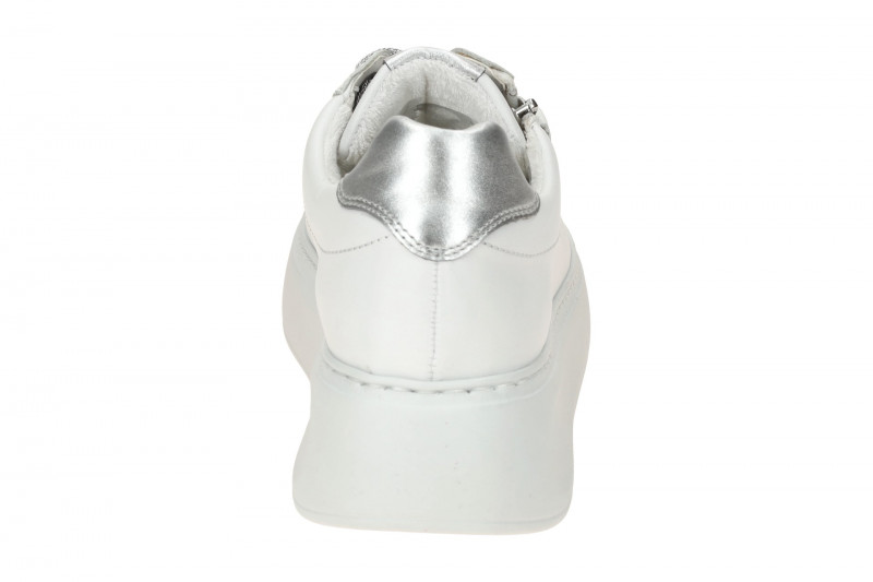 Gabor Comfort Florenz Plateau Sneakers weiß silber 66.488.51