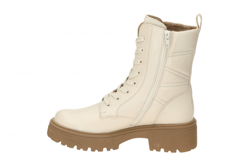 Gabor Fashion Plateau Stiefelette beige Nappa Stepp 51.760.22