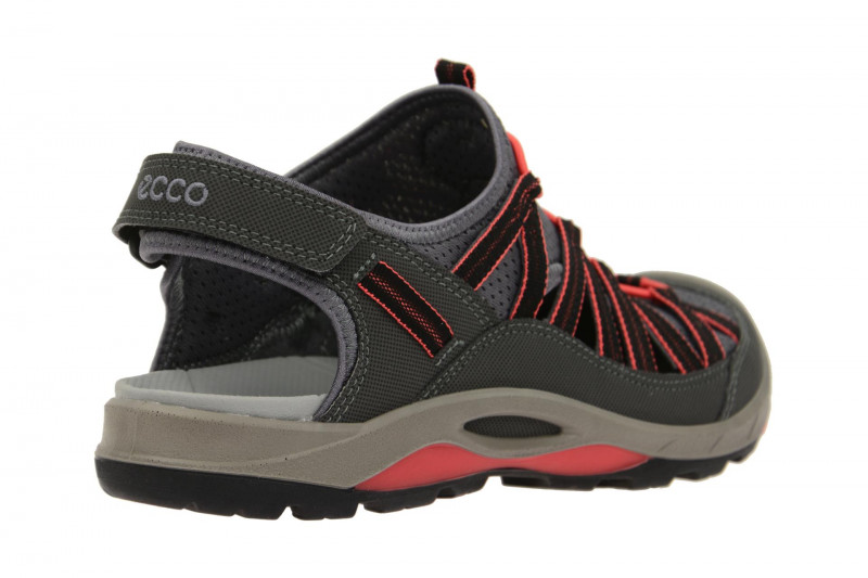 Ecco Biom Delta Sandale grau pink