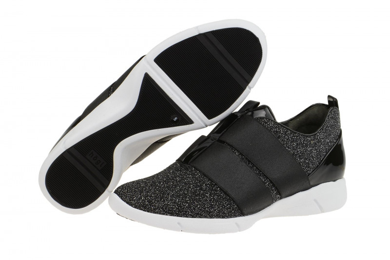 Högl Sneaker grau schwarz Glitter 4328