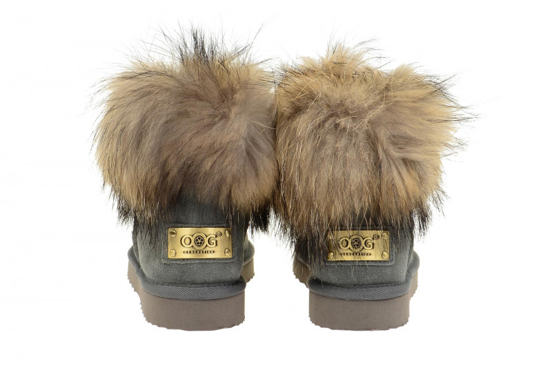 Oog Stiefel grau Fell Boots OB0542