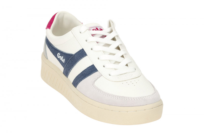 Gola Grandslam Trident Schuhe Sneakers weiß blau CLA415