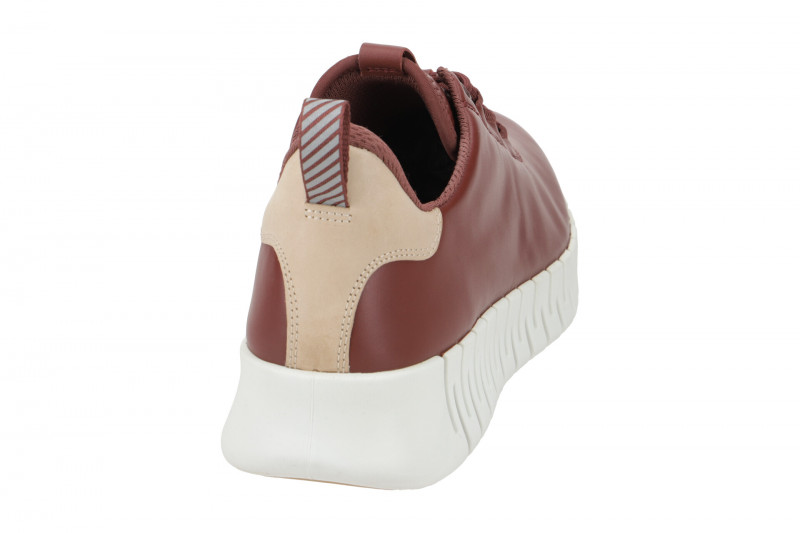 Ecco Gruuv Schuhe rot-braun Damen Sneakers 218203