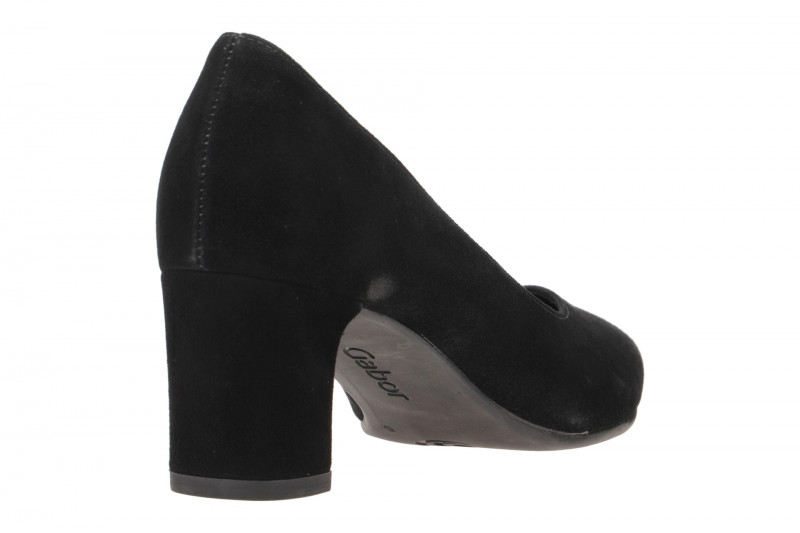 Gabor comfort Pumps schwarz Velour 82.152.47