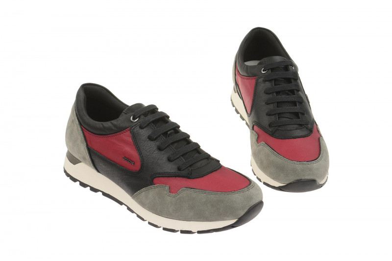 Geox Emildon Schuhe schwarz rot grau U641RB