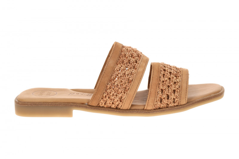Paul Green Pantolette braun sisal geflochten 6185